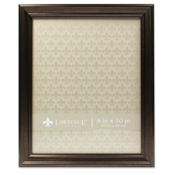 Lawrence Frames 8x10 Classic Detailed Oil Rubbed Bronze Picture Frame 535580