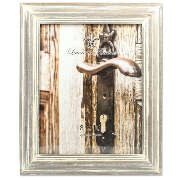 Lawrence Frames 8x10 Washed Gray Picture Frame