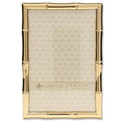 Lawrence Frames Bamboo Design Metal Frame, 4x6, Gold 4x6 Gold