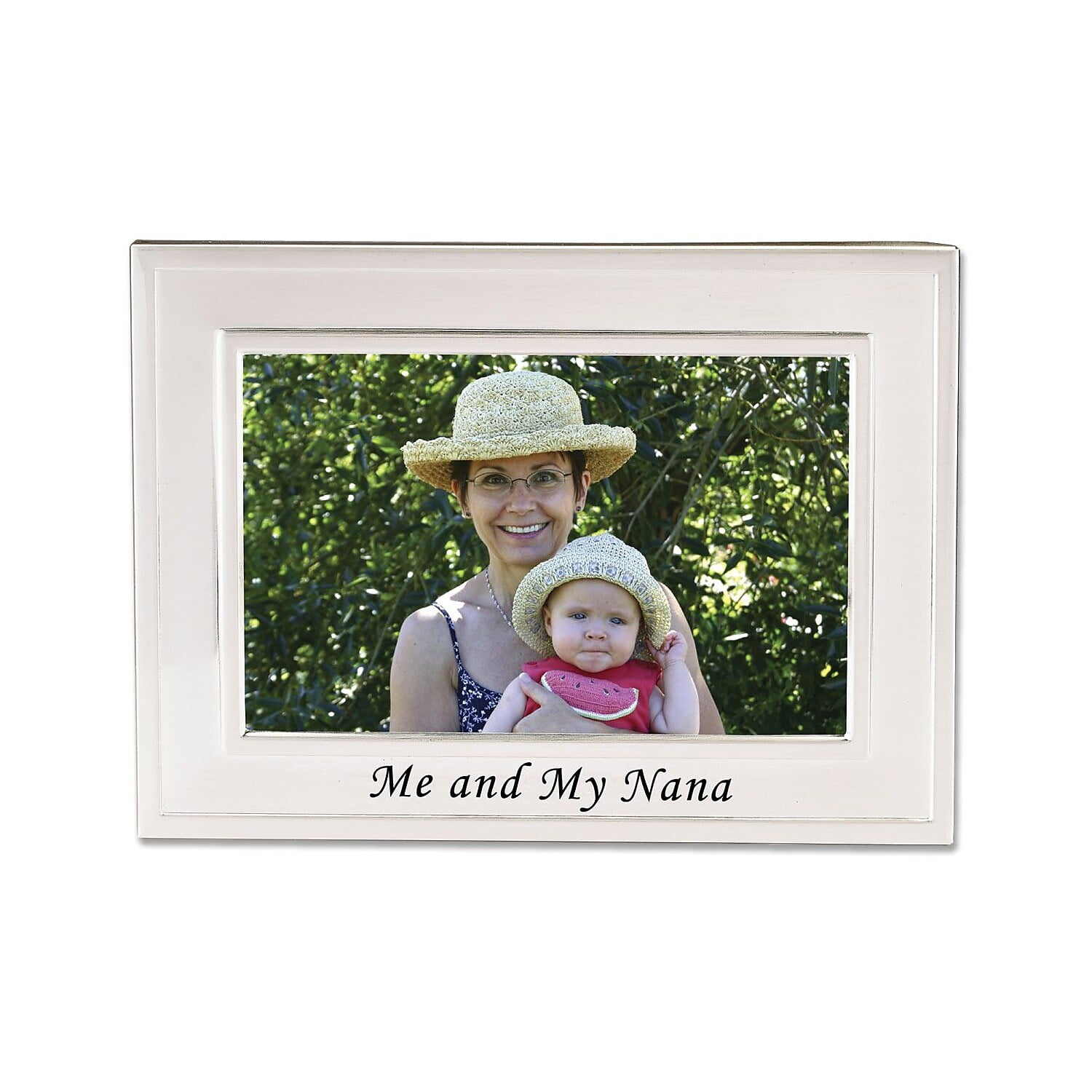 Brushed Silver 4x6 Me and My Nana Picture Frame