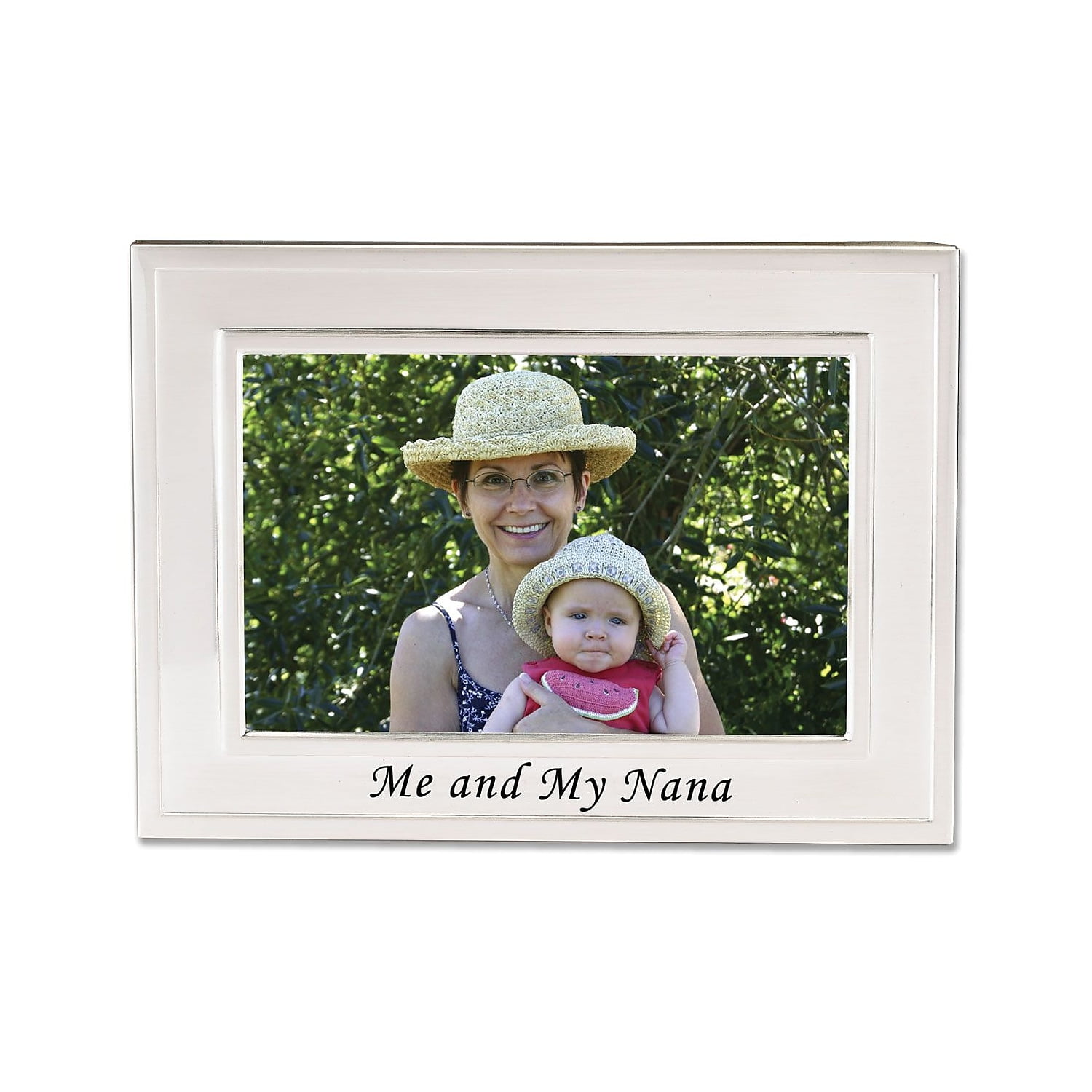 Brushed Silver 4x6 Me and My Nana Picture Frame