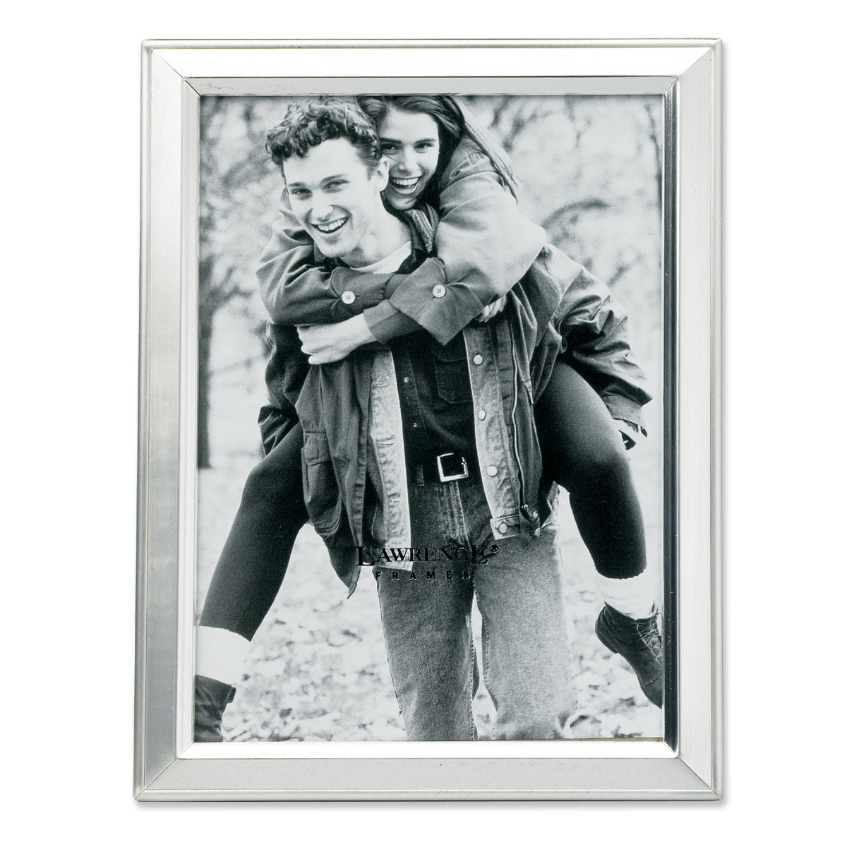 Brushed Silver Plated 3.5x5 Metal Picture Frame