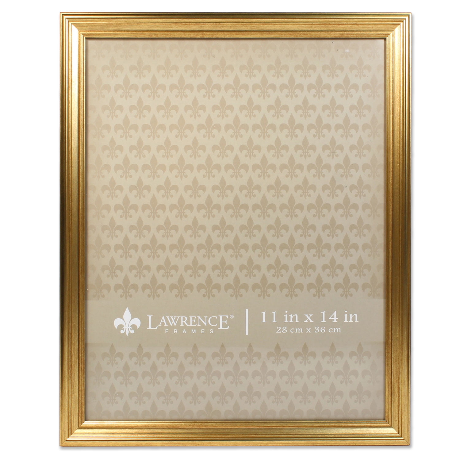 11x14 Gold Polystyrene Poster Frame with Glass Cover