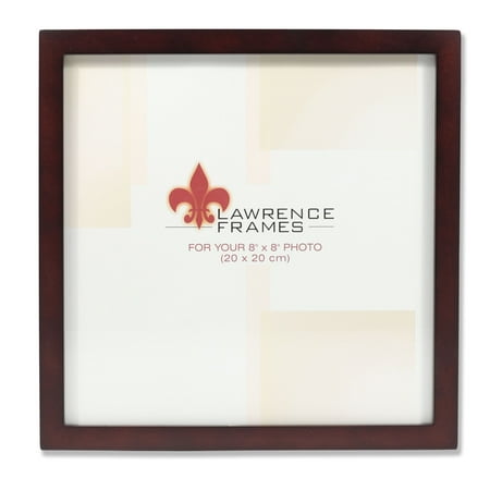 Lawrence Frames Espresso Wood 8x8 Picture Frame - Gallery Collection 755988