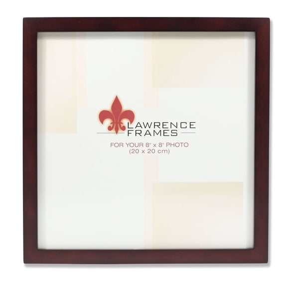 Lawrence Frames Espresso Wood 8x8 Picture Frame - Gallery Collection 755988