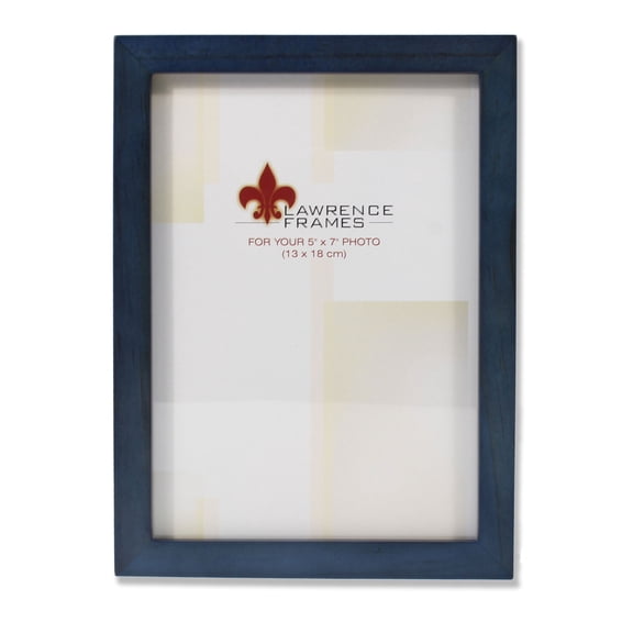BLUE square-corner frame by Lawrence - 5x7
