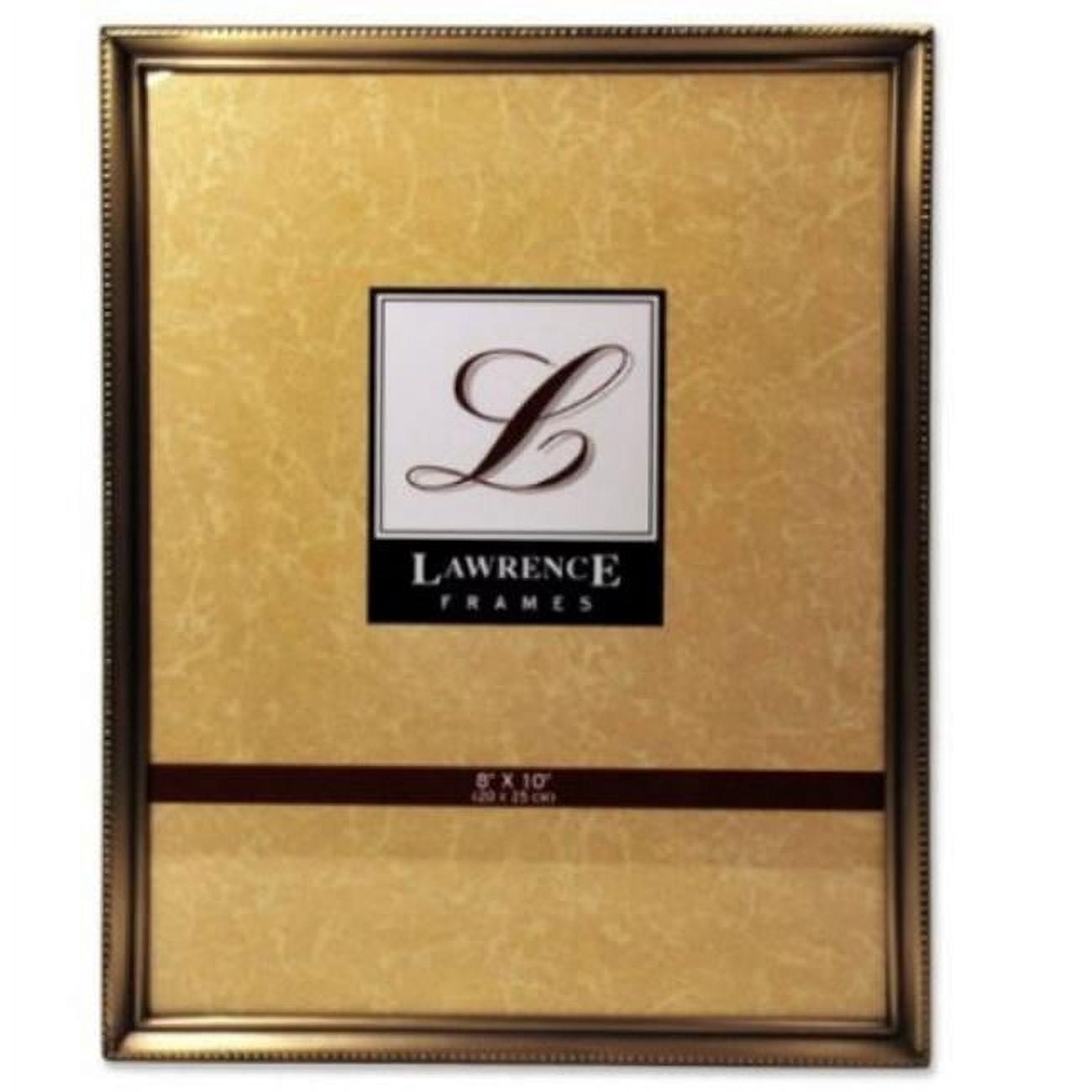 Lawrence Frames Lawrence Frames Antique Brass 8x10 Picture Frame Bead