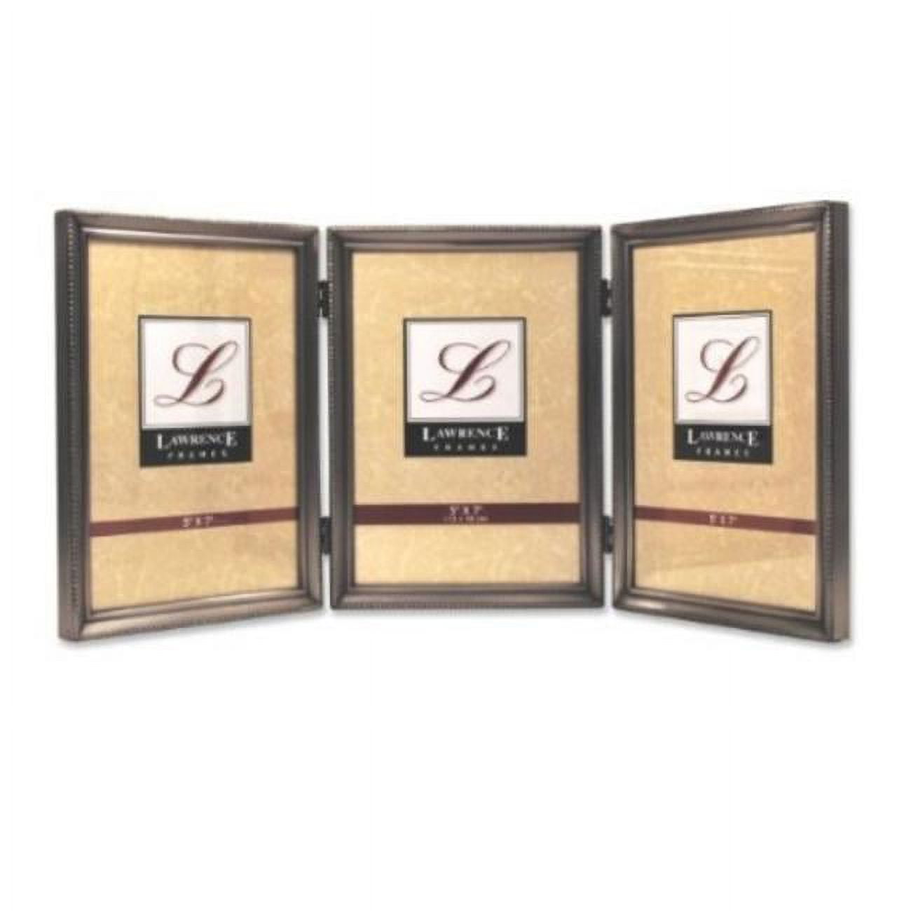 Lawrence Frames Lawrence Frames Antique Pewter 5x7 Hinged Triple