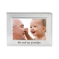 thumbnail image 1 of Lawrence Frames Me and My Grandpa 4 in x 6 in Silver Plated Picture Frames, 1 of 2