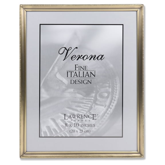 Lawrence Frames Metal Picture Frame, Gold