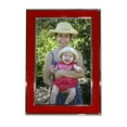 thumbnail image 1 of Lawrence Frames Silver Plated 5x7 Metal with Red Enamel Picture Frame, 1 of 2