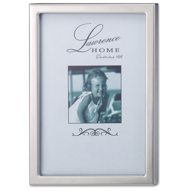 Lawrence Frames Silver Standard Metal 5x7 Picture Frame 710657