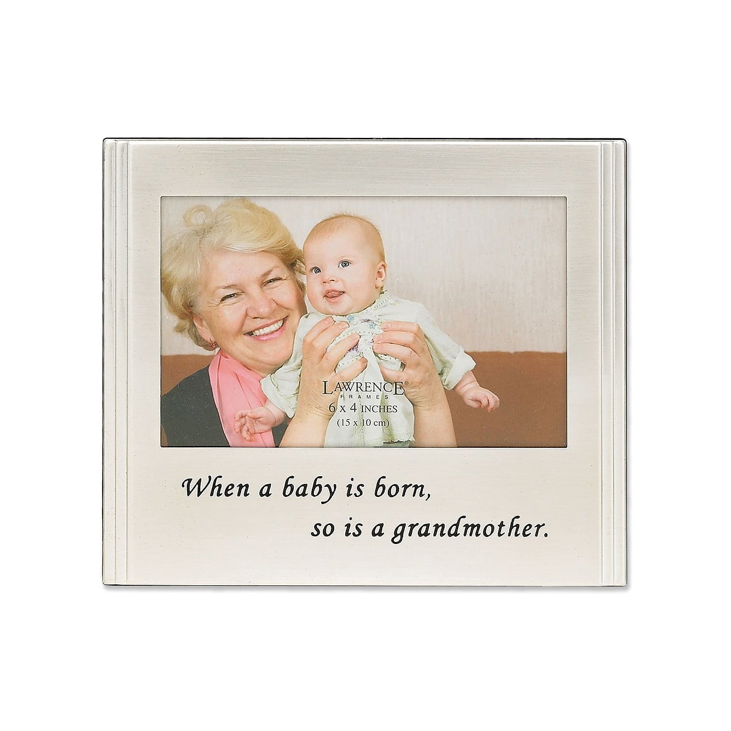 Classic Silver 4x6 Embossed Metal Tabletop Picture Frame