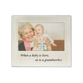 thumbnail image 1 of Lawrence Frames When a Baby is born so is a Grandmother Silver Plated 6x4 Picture Frame 507764, 1 of 3