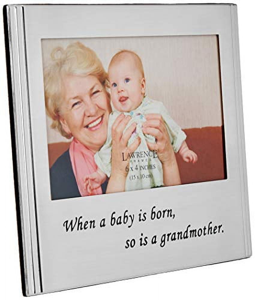 Classic Silver 4x6 Embossed Metal Tabletop Picture Frame