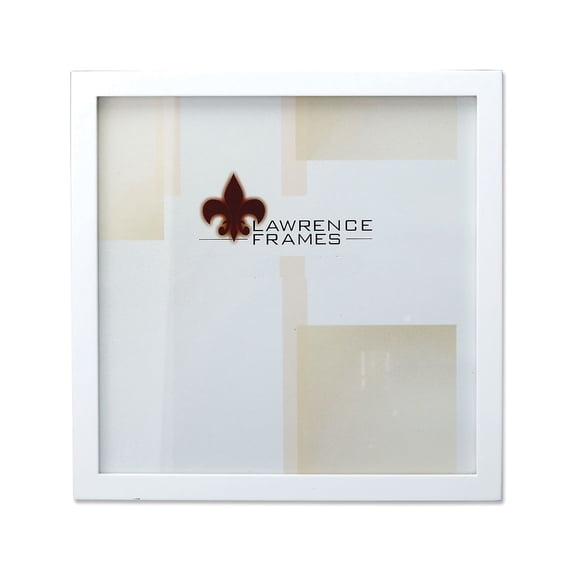 Lawrence Frames White Wood 8x8 Picture Frame - Gallery Collection 755888