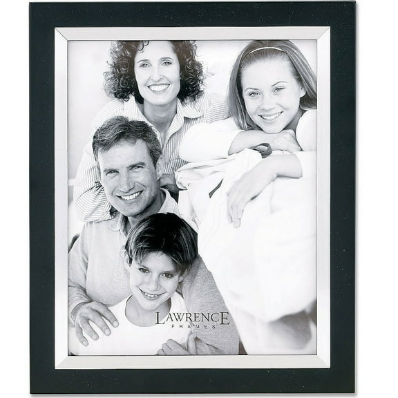 Lawrence Frames Wood Picture Frame, Black