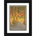 thumbnail image 1 of Lawrence Harris 11x14 Black Ornate Wood Framed Double Matted Museum Art Print Titled: My Dear Fireplace, I Love You You Are the House of Everyone's Home for All - a Hairy (1918), 1 of 5