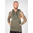 thumbnail image 1 of Lawrence Hooded Tank Top - Army Green, 1 of 8
