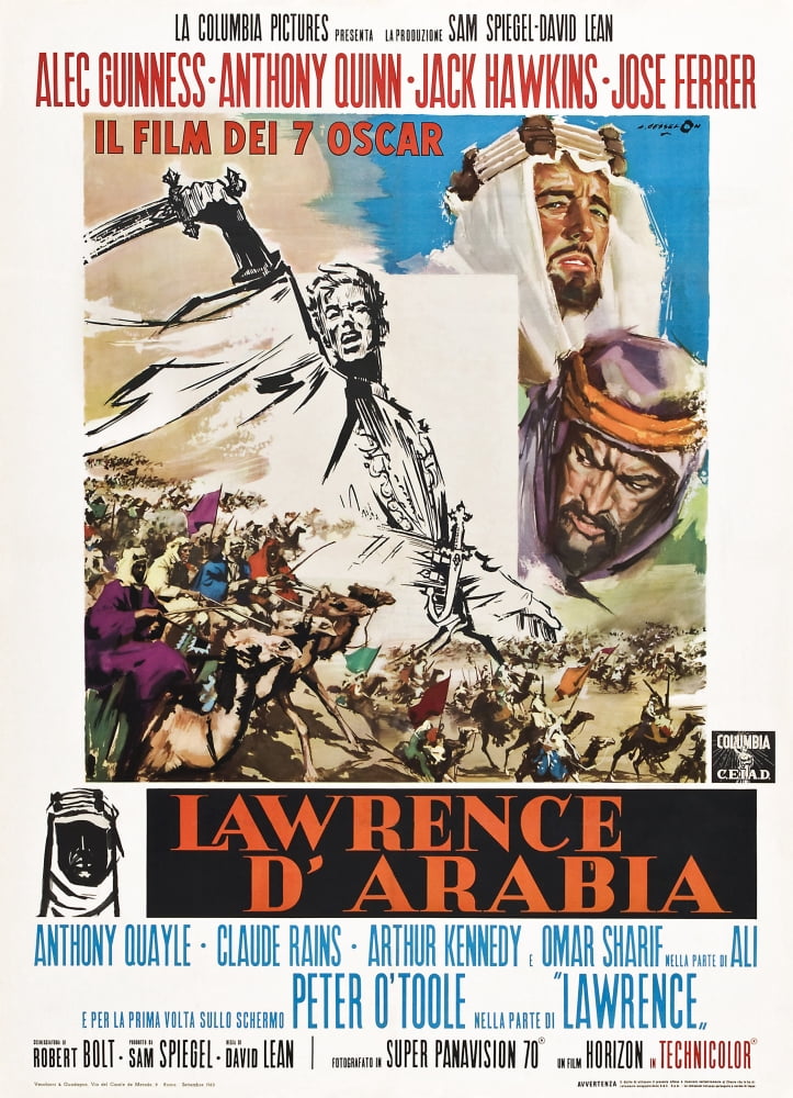 Lawrence Of Arabia (Aka Larence DArabia) Canvas Art - (11 x 17)