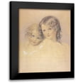 thumbnail image 1 of Lawrence, Thomas 12x14 Black Modern Framed Museum Art Print Titled - The Lovely Sisters, 1 of 5