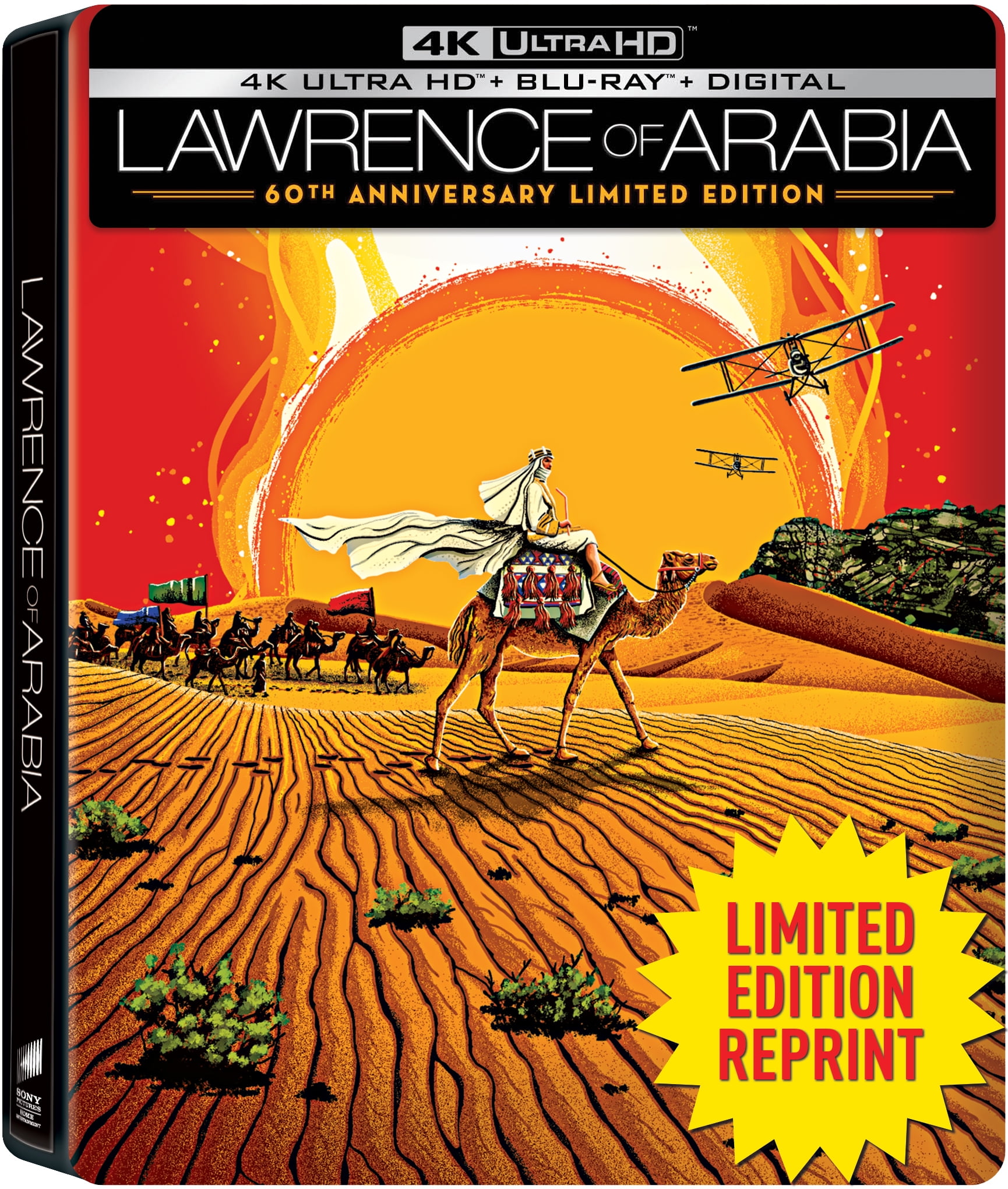 Lawrence of Arabia (60th Anniversary Limited Edition) (Steelbook) (4K Ultra HD + Blu-ray + Digital Copy)