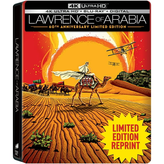 Lawrence of Arabia (60th Anniversary Limited Edition) (Steelbook) (4K Ultra HD + Blu-ray + Digital Copy)