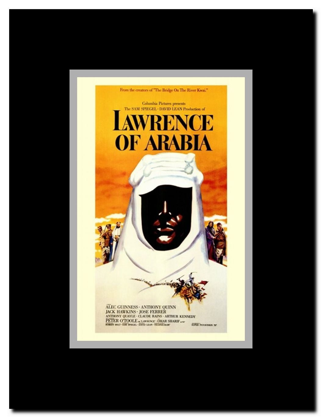 Lawrence of Arabia Framed Movie Poster