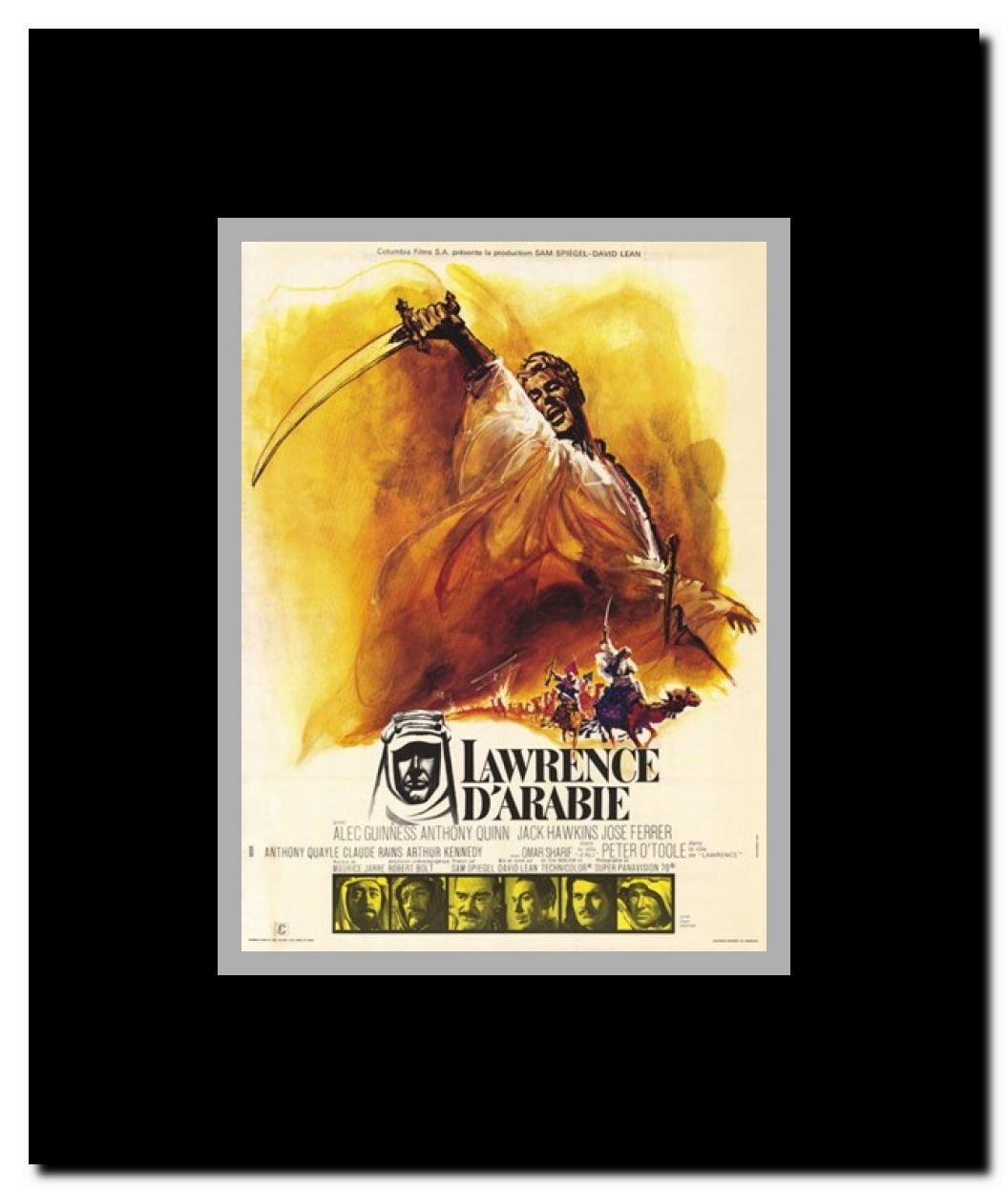Lawrence of Arabia Framed Movie Poster