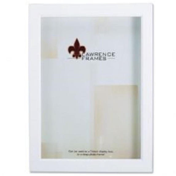LawrenceFrames 4 x 6 in. Treasure Box Shadow Picture Frame, White