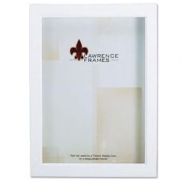 LawrenceFrames 4 x 6 in. Treasure Box Shadow Picture Frame, White