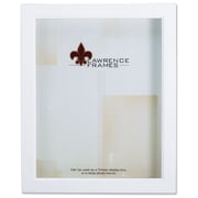 Lawrence Frames 5" x 7" Wood Treasure Box Shadow Box Picture Frame White 795257