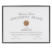 LawrenceFrames 660081 8.5 x 11 in. Simply Picture Frame Black