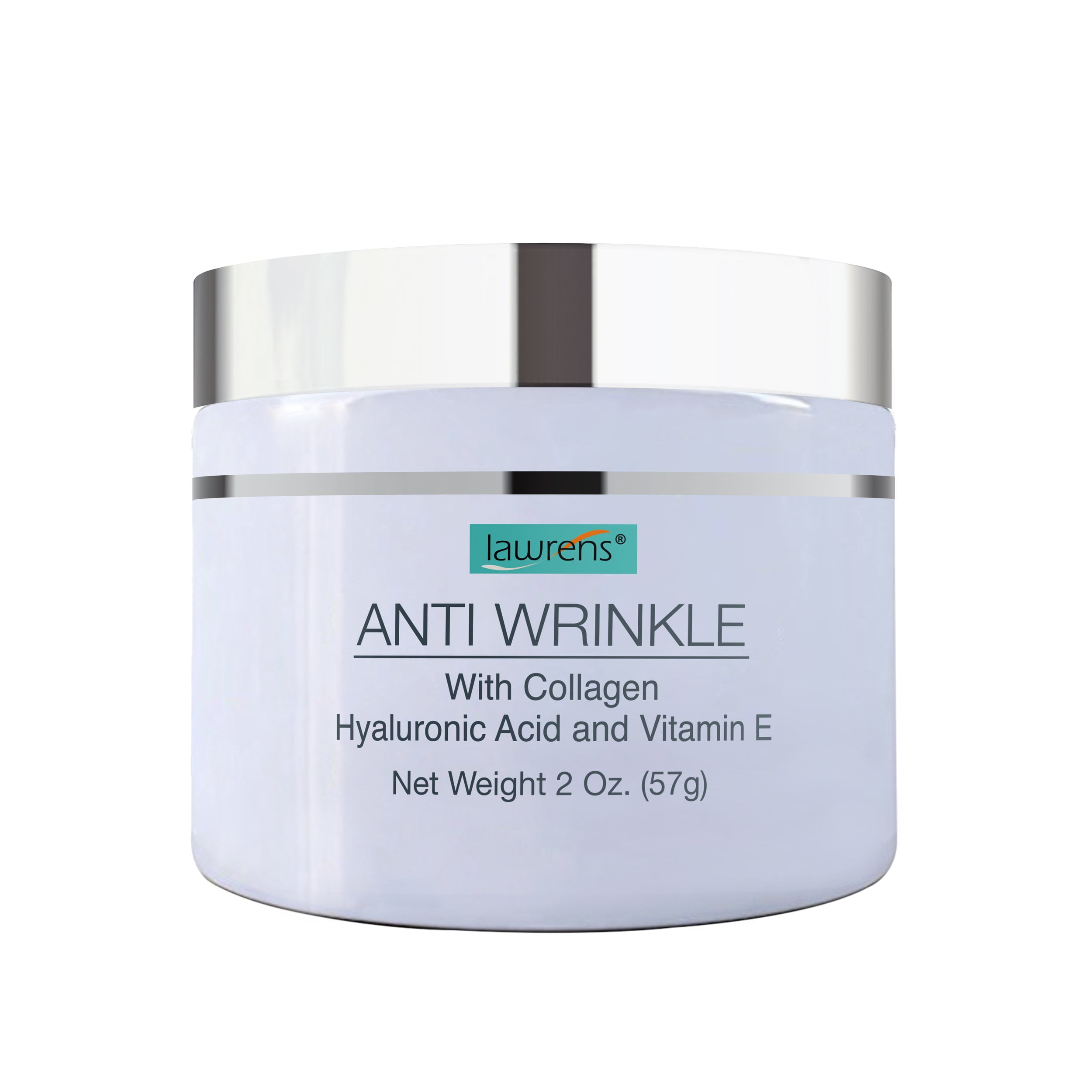 Hub universitetsområde Bonus Lawrens Anti Wrinkle Cream with Vit E & Collagen, 2 Fl. Oz. - Walmart.com