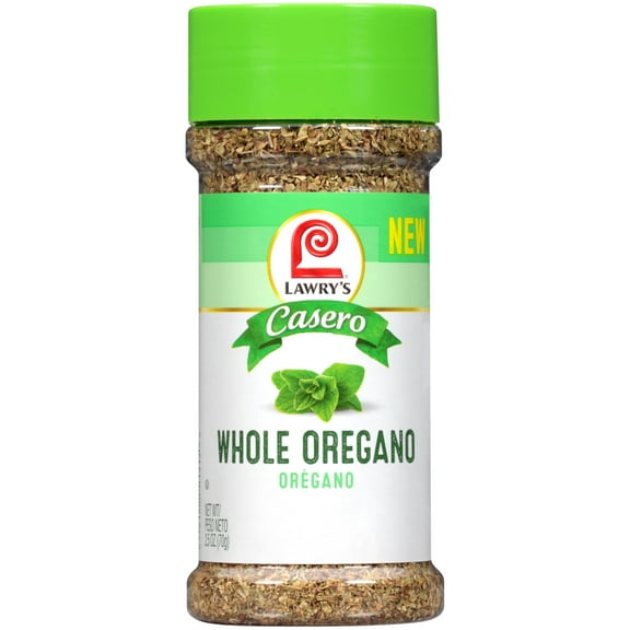 Lawry's Casero Kosher Whole Oregano, 2.5 oz Bottle