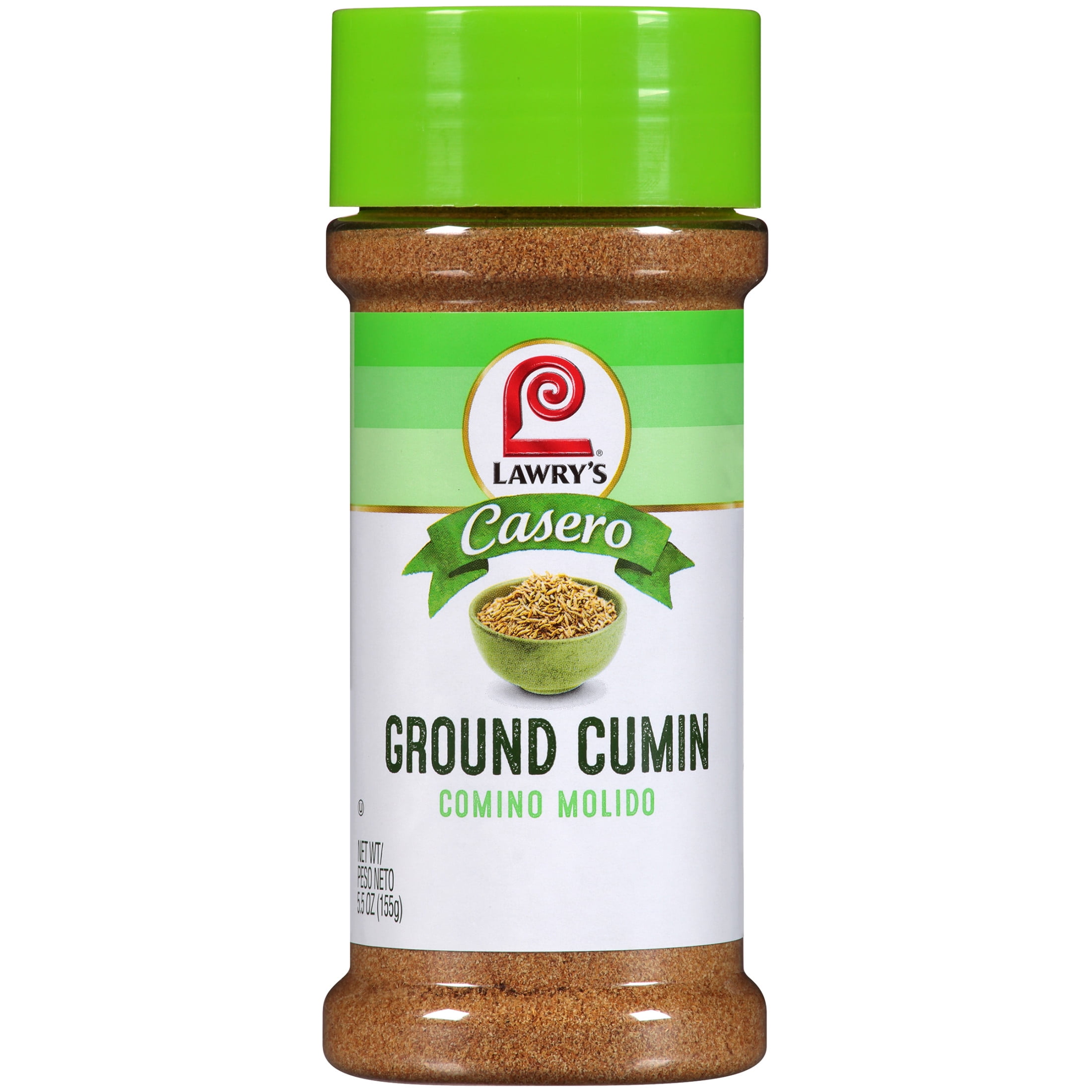 Lawry's Casero No Artificial Flavors Kosher Ground Cumin, 5.5 oz Bottle