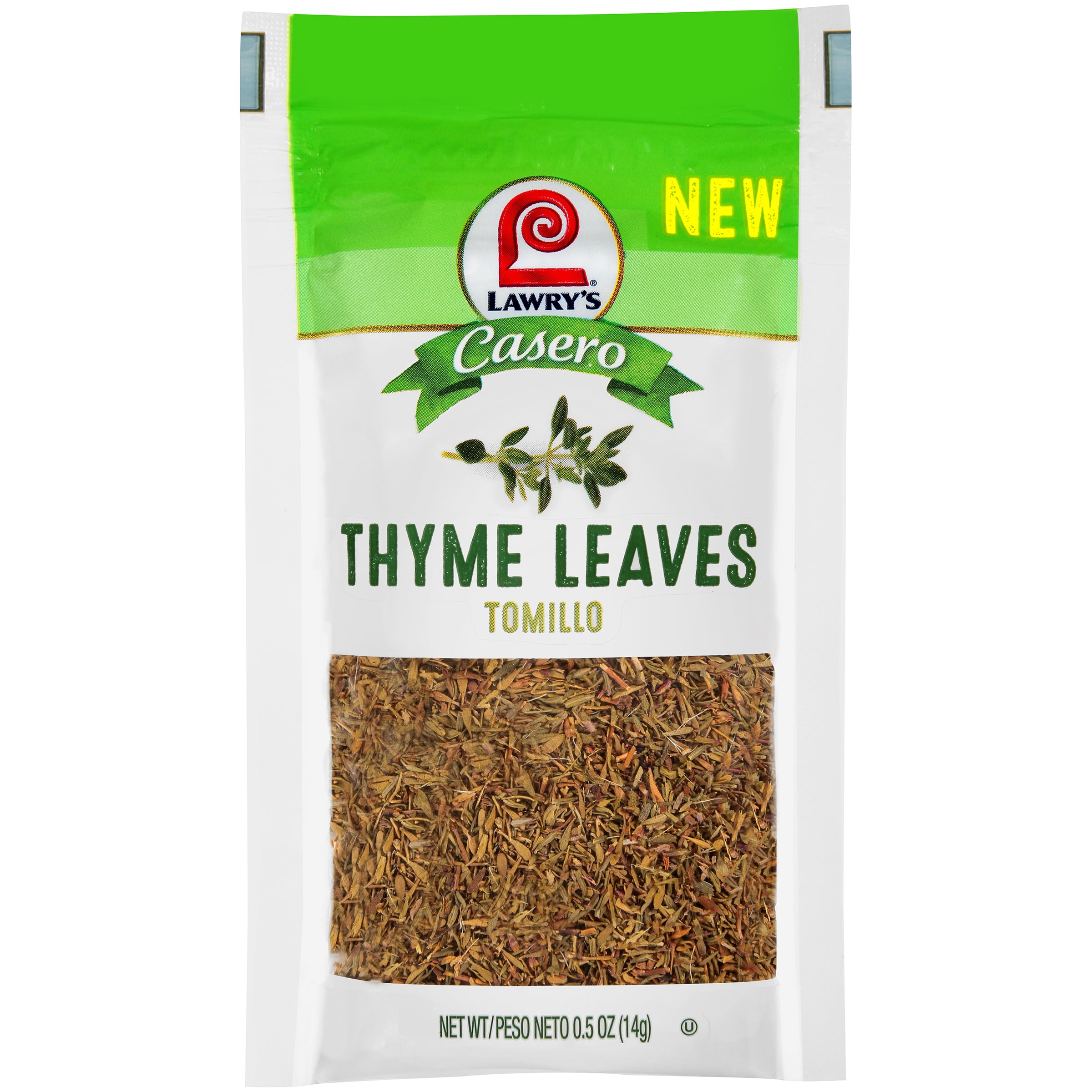 Lawry's® Casero Thyme Leaves 0.5 oz. Pouch
