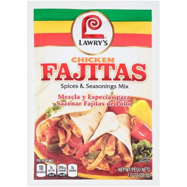 Lawry's Chicken Fajita Seasoning Mix, 1 oz Envelope