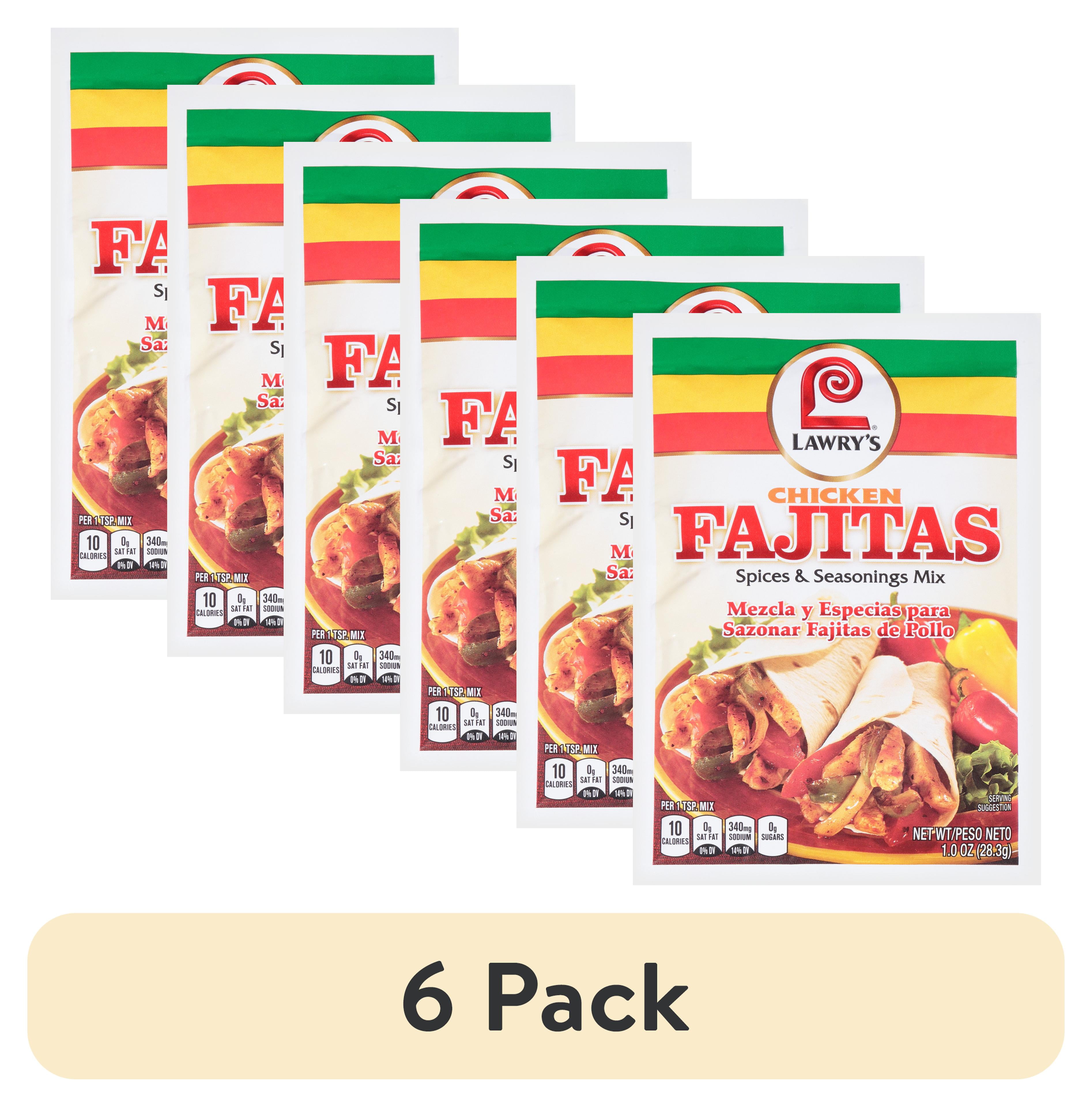 https://i5.walmartimages.com/seo/Lawry-s-Chicken-Fajita-Seasoning-Mix-1-oz-Mixed-Spices-Seasonings-6-pack_d6a5de81-9ab1-4be7-b7d7-f58aa5dc6fcf.921df44d40c600db3a96424261b6414e.jpeg