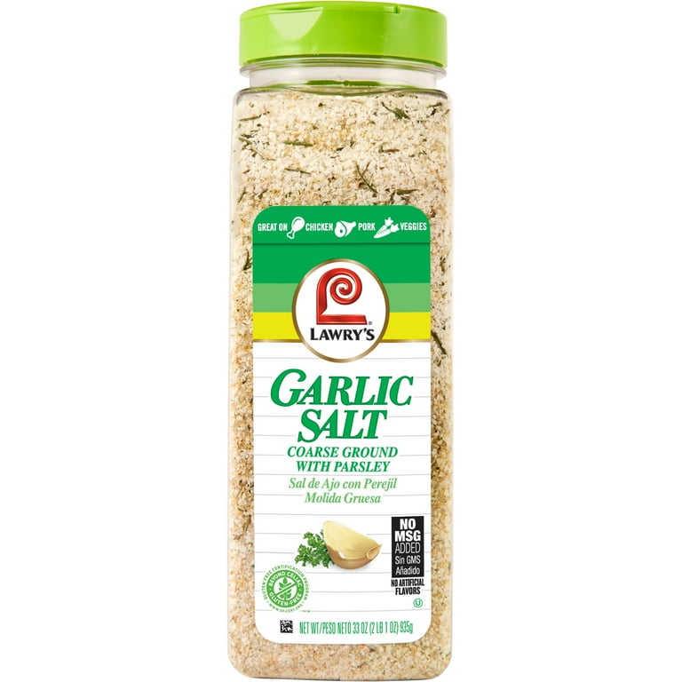 Lawry s Coarse Ground Garlic Salt With Parsley 33 oz Mixed Spices Seasonings