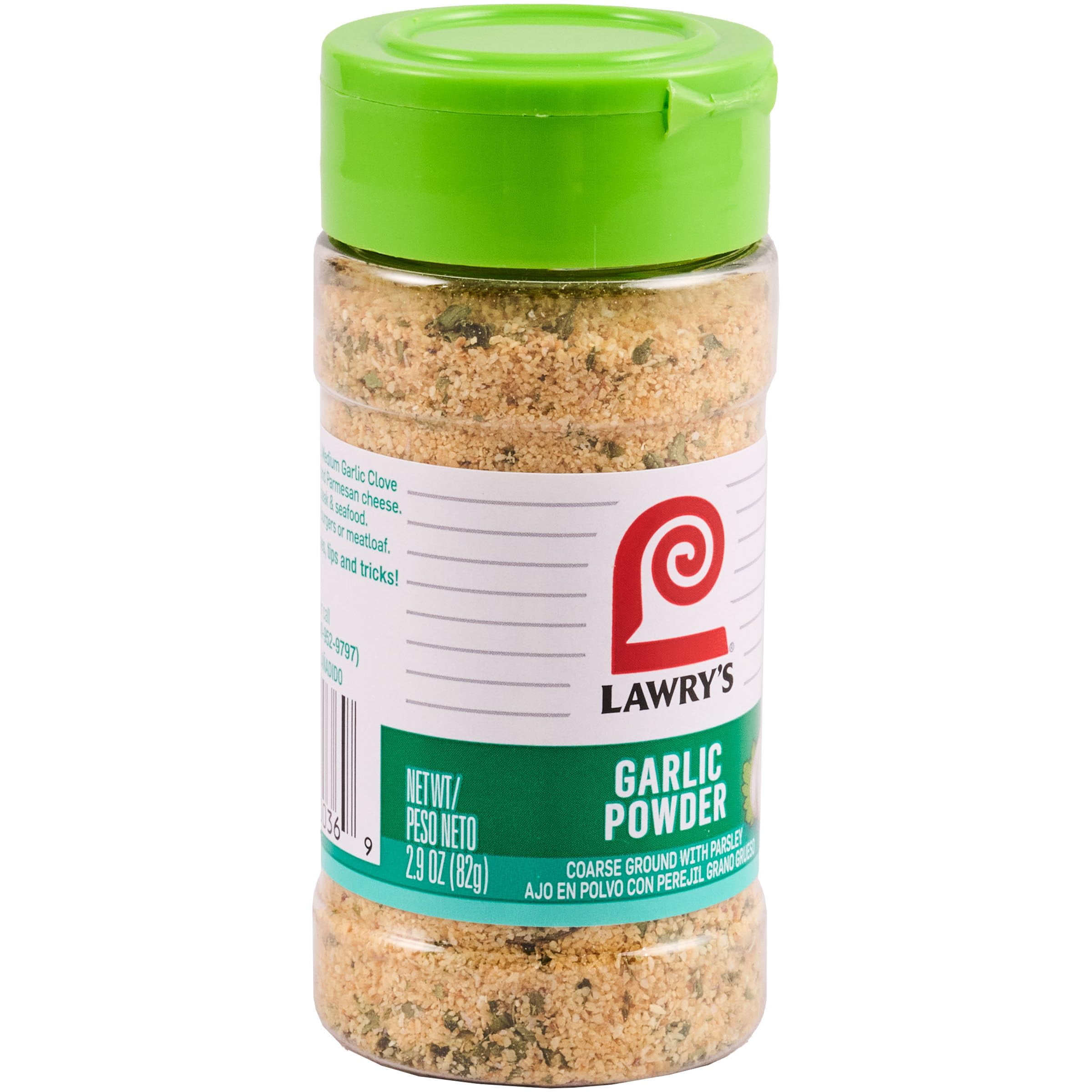 Lawry’s Coarse Ground FEV6&nbsp;with Parsley Garlic Powder, 2.9 oz
