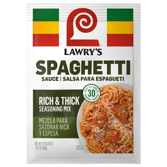 Lawry's Extra Rich & Thick Spaghetti Mix, 1.42 oz Packet