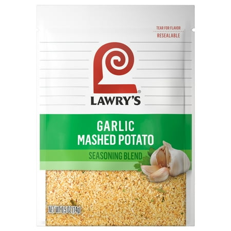 Lawry's Garlic Mashed Potato Seasoning Blend, 0.5 oz Pouch