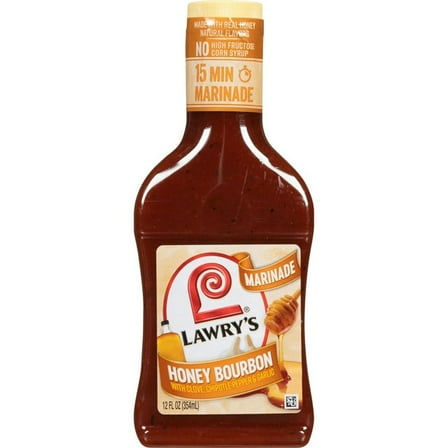 Lawry's Honey Bourbon Marinade 12 fl oz Bottle (Pack of 2)