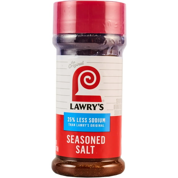 Lawry's Kosher 25% Less Sodium Seasoned Salt, 8.0 oz Bottle