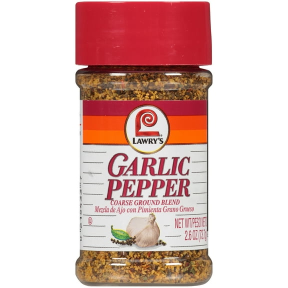 Lawry's Kosher Garlic Pepper, 2.6 oz Bottle