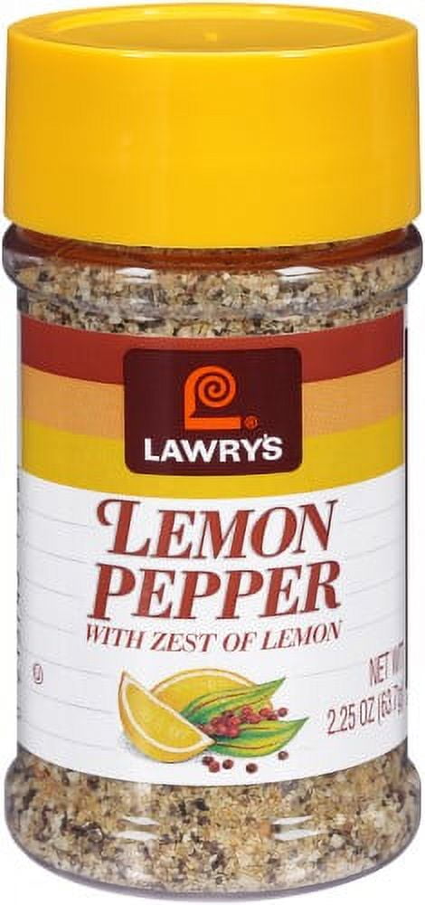 Lawry's Lemon Pepper Blend, 2.25 Oz (Pack of 12) 