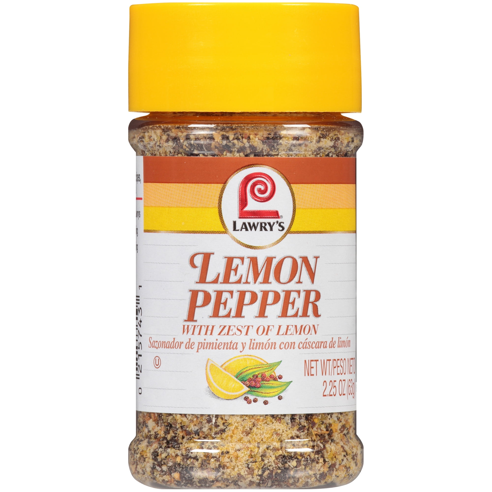 Lawry's Lemon Pepper Seasoning, 20.5 oz - One 20.5 Ounce Container of Lemon  Pepper Blend to Add a Burst of Fresh Flavor to Vegetables, Fish, Seafood