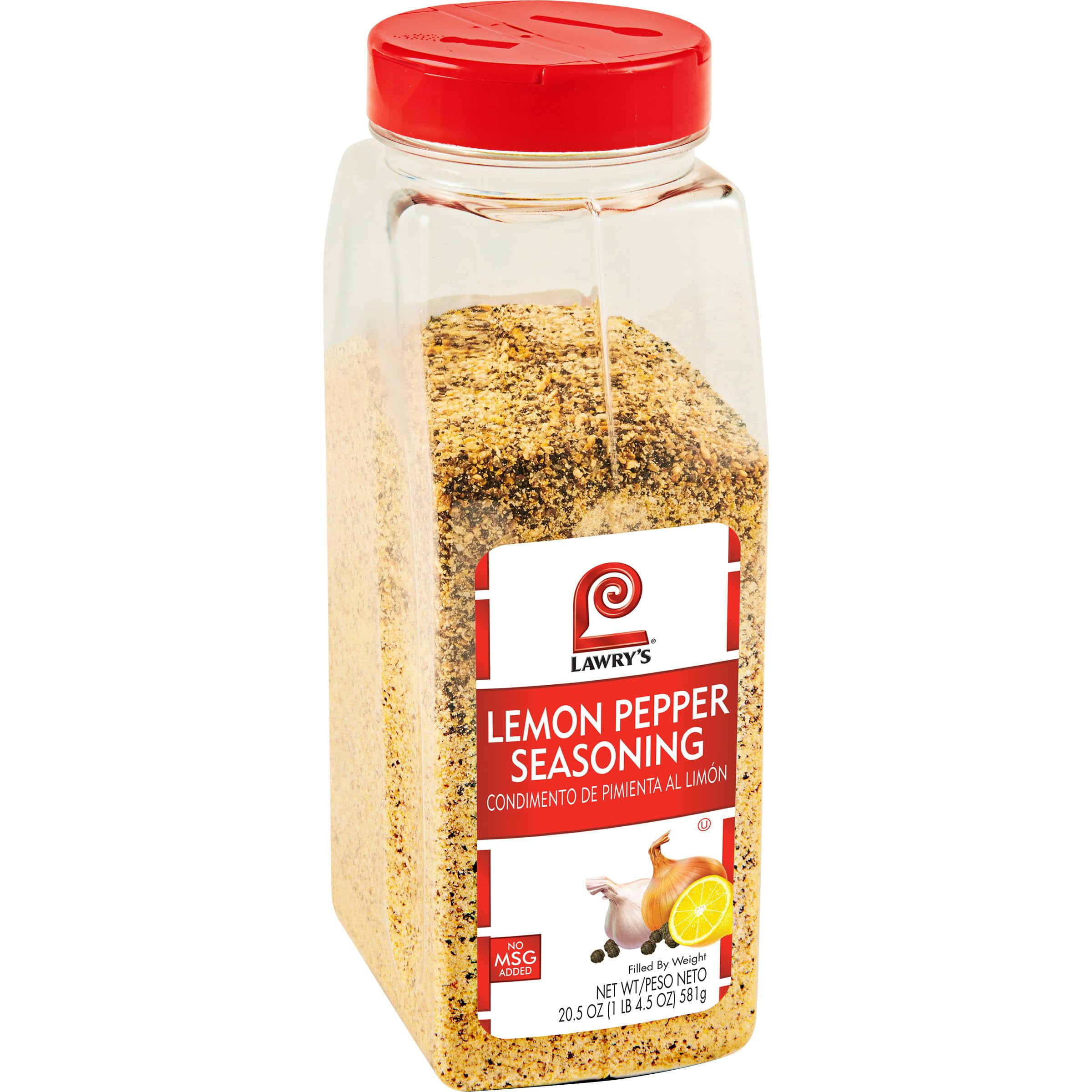 Lawry's Lemon Pepper Seasoning, XEF120.5 oz - One 20.5 Ounce Container of Lemon Pepper Blend to Add a Burst of Fresh Flavor to Vegetables, Fish, Seafood and More