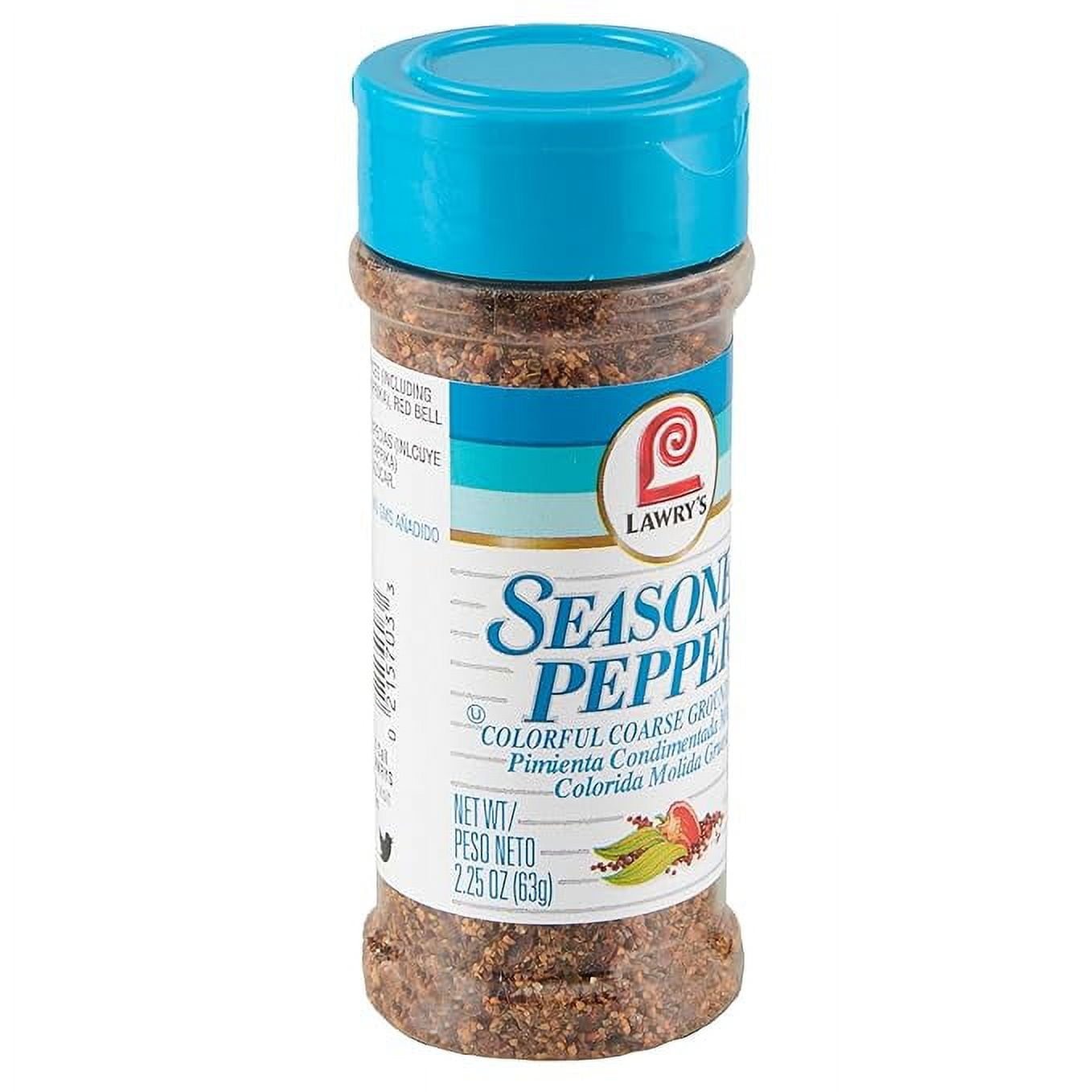 Lawry's Pepper Seasoning Course Ground, 2.25 Oz